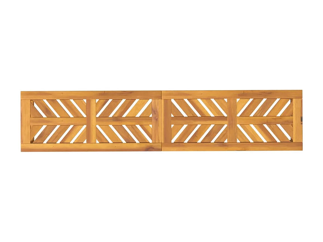 Banc de jardin 150 cm bois massif d'acacia