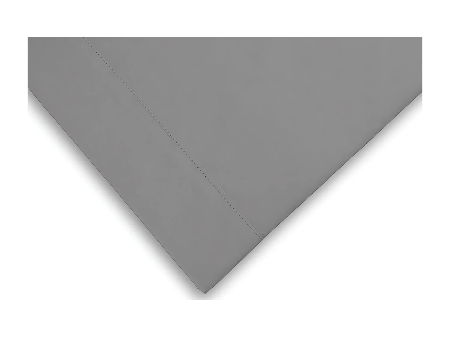 Sábana de algodón percal 240x300 cm CAMILLE gris, por Songe de Camille