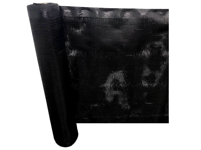 Brise Vue| 4X50 M| Composite 100% Polyamide| Occultation 80%| Maille D'ombrage| Noir