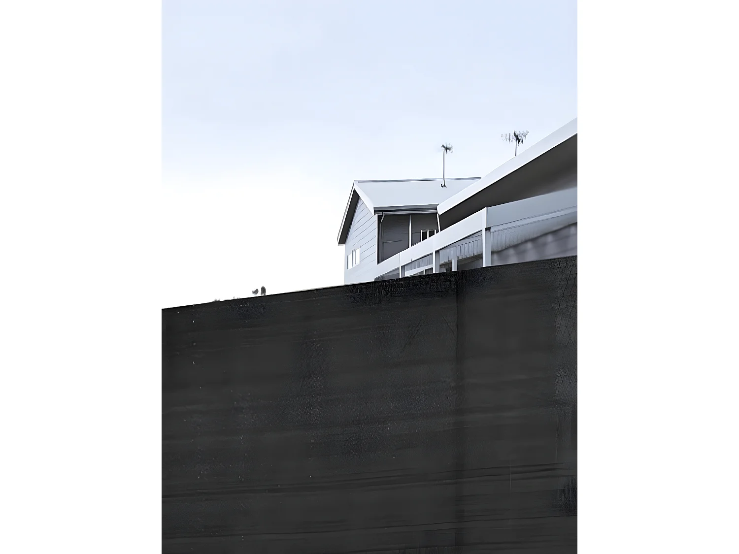 Brise Vue| 4X50 M| Composite 100% Polyamide| Occultation 80%| Maille D'ombrage| Noir