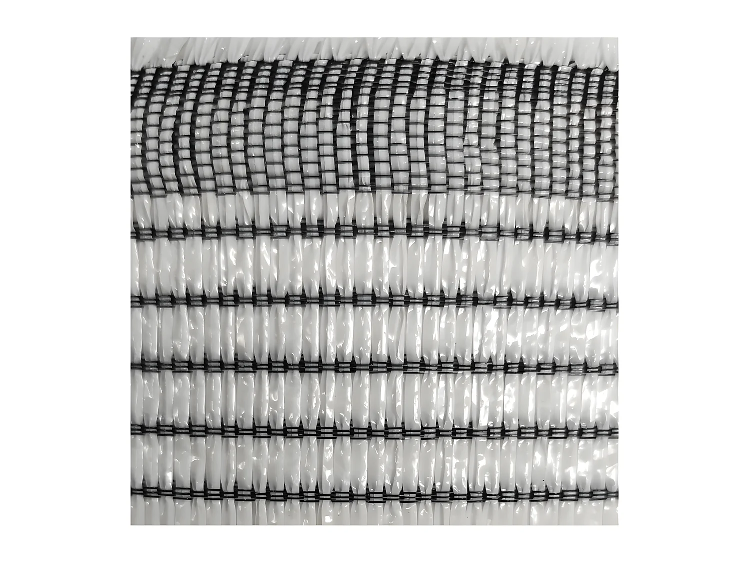 Brise Vue| 2X50 M| Composite 100% Polyamide| Occultation 80%| Maille D'ombrage| Blanc