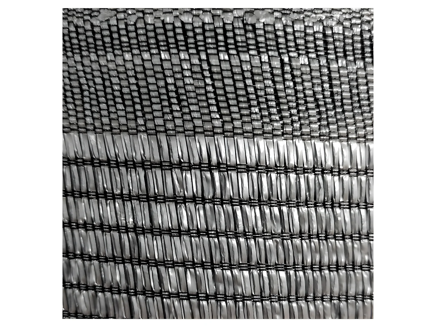 Brise Vue| 1X50 M| Composite 100% Polyamide| Occultation 80%| Maille D'ombrage| Gris
