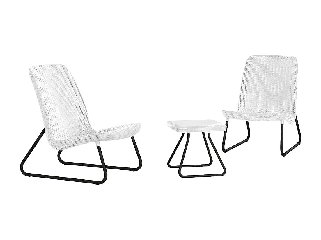 Set Mobili da Patio 3 pz Rio Bianco 218155