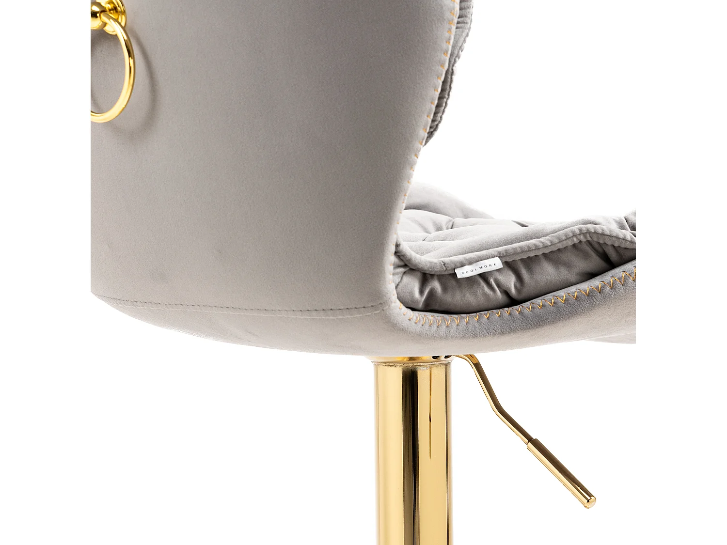 Lot de 2 chaises pivotantes réglables en hauteur avec repose-pieds