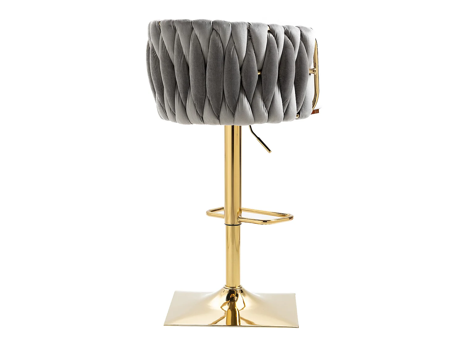 Tabourets de bar vintage avec dossier et repose-pieds, chaises de comptoir