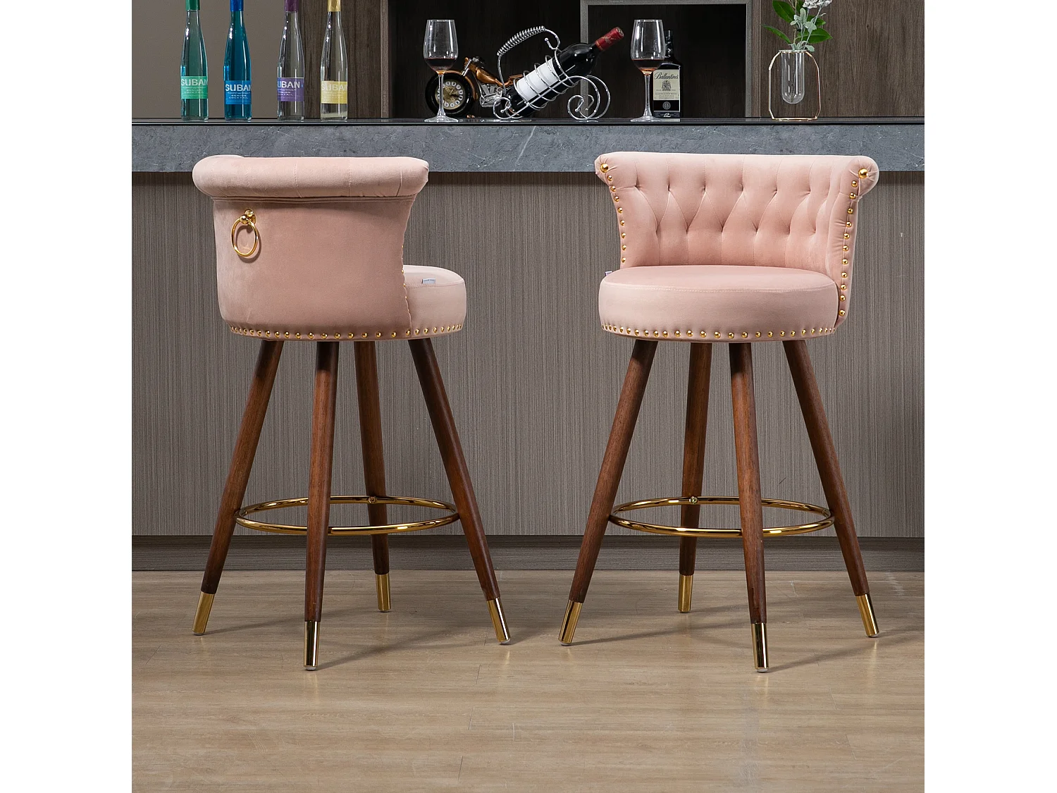 Baliestoel met draaibare krukken, met 360 graden vaste hoogte