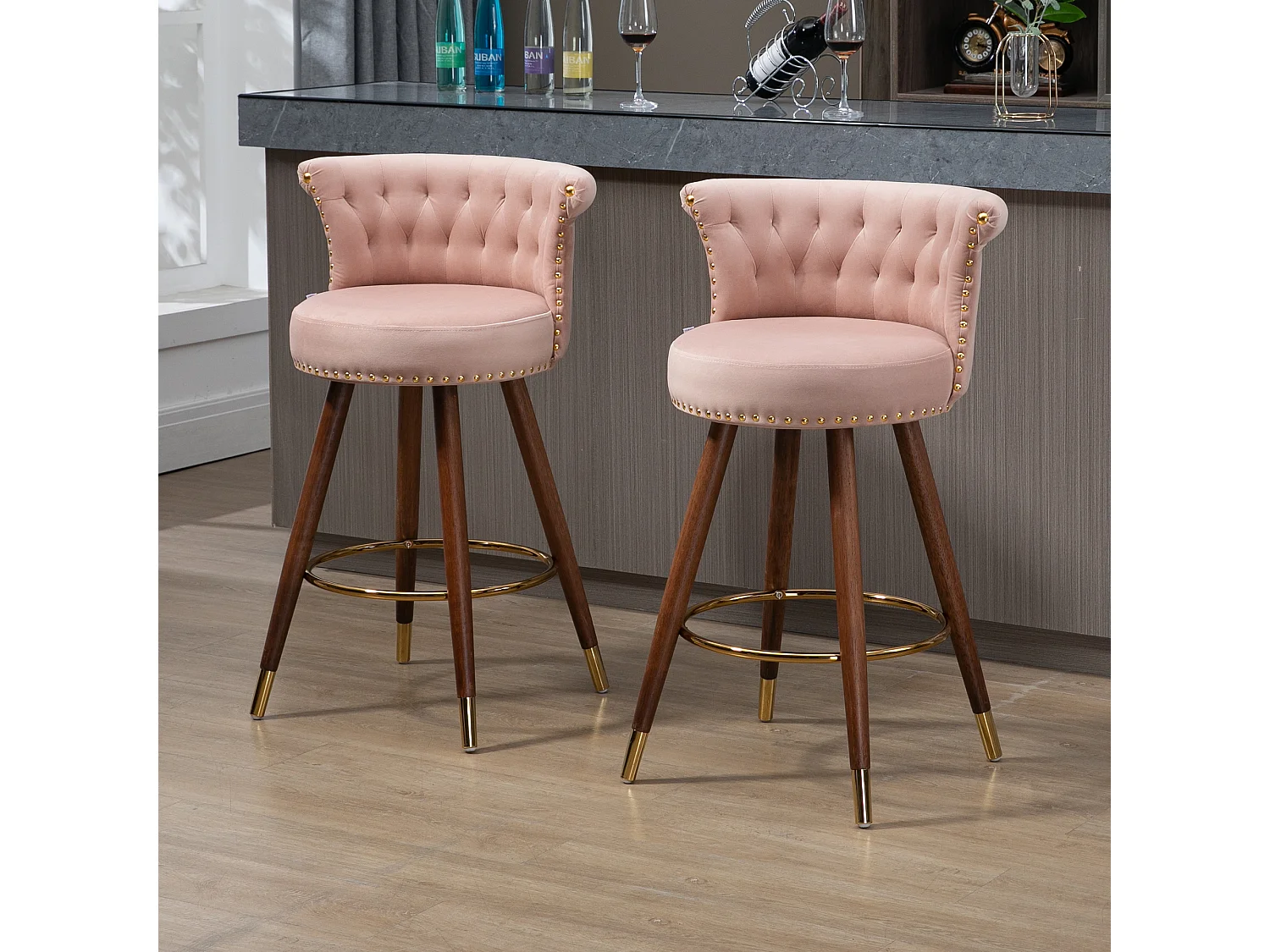 Baliestoel met draaibare krukken, met 360 graden vaste hoogte