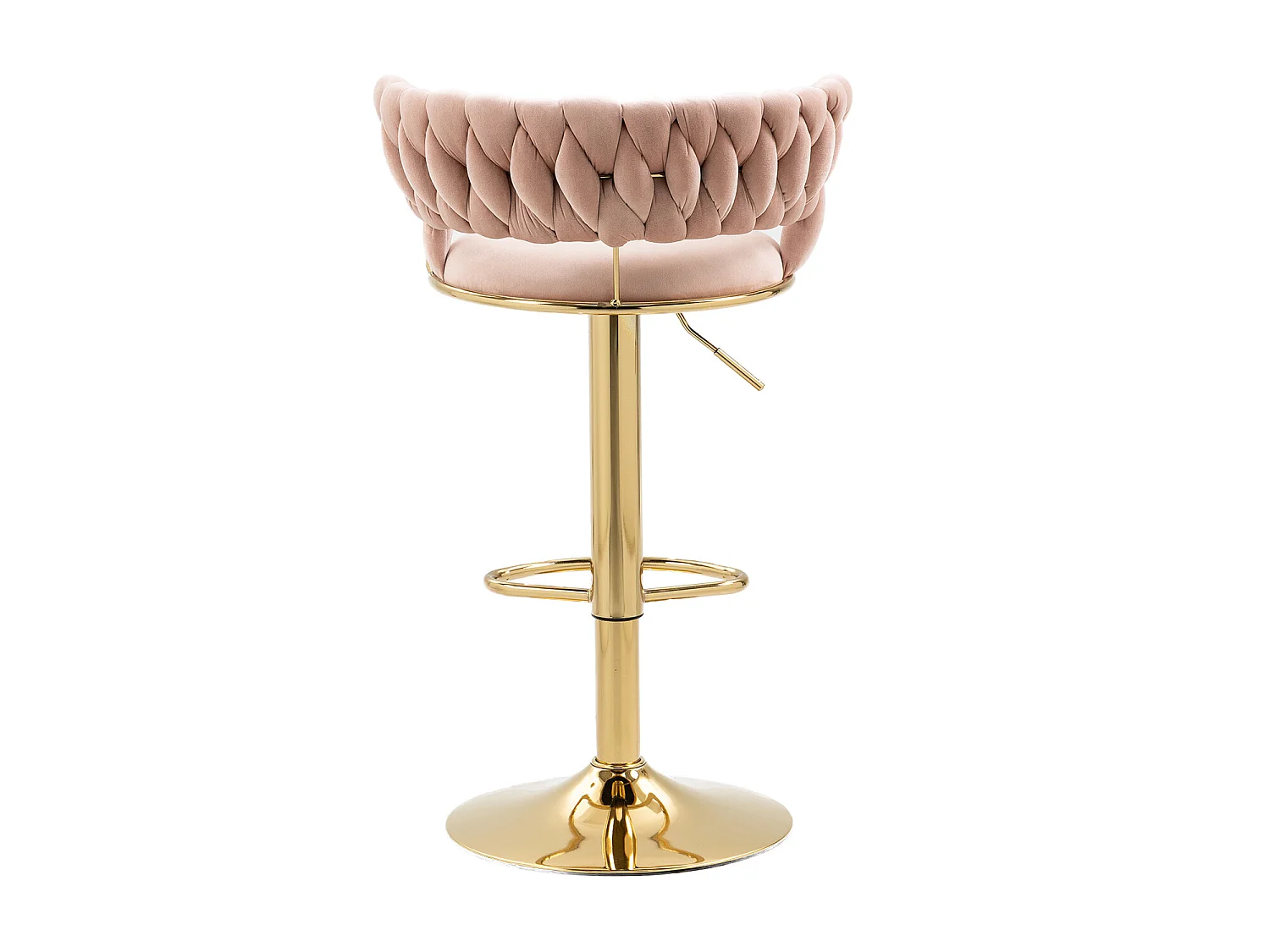 Set van 2 in hoogte verstelbare draaibare barkrukken met rust