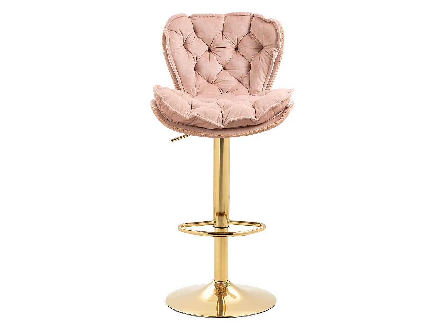 Set van 2 in hoogte verstelbare draaibarkrukken met voetsteun