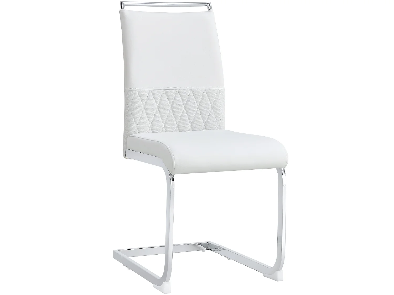 Moderne Esszimmerstühle im 6er-Set, Weiß