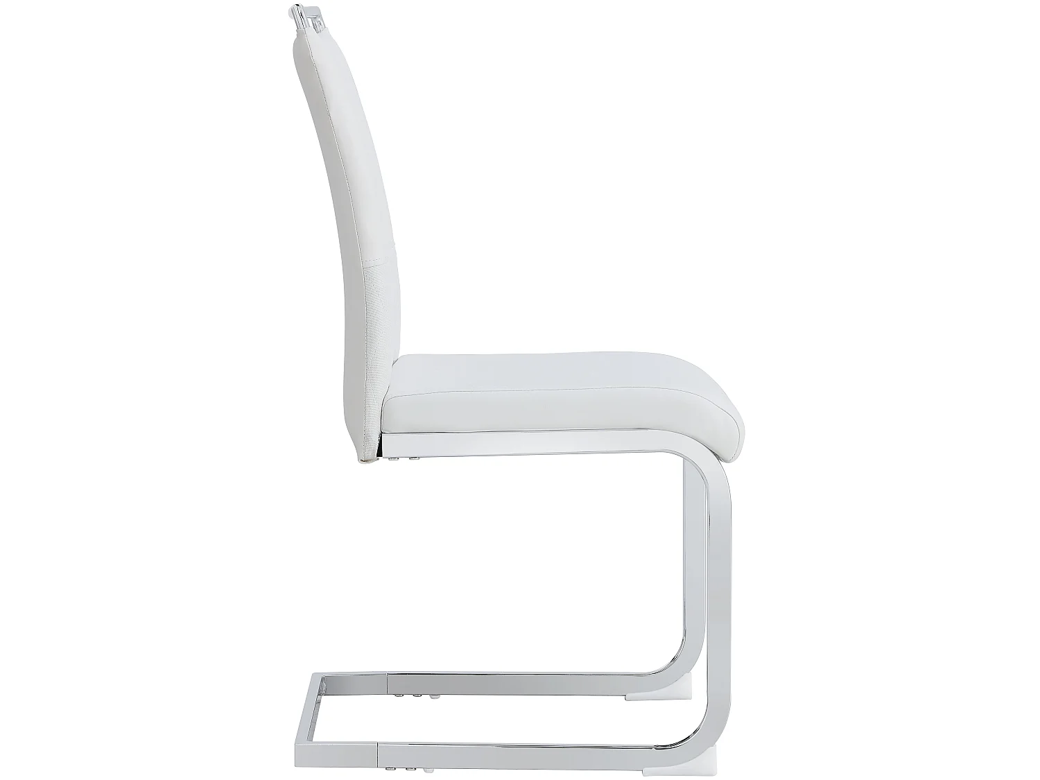 Moderne Esszimmerstühle im 6er-Set, Weiß