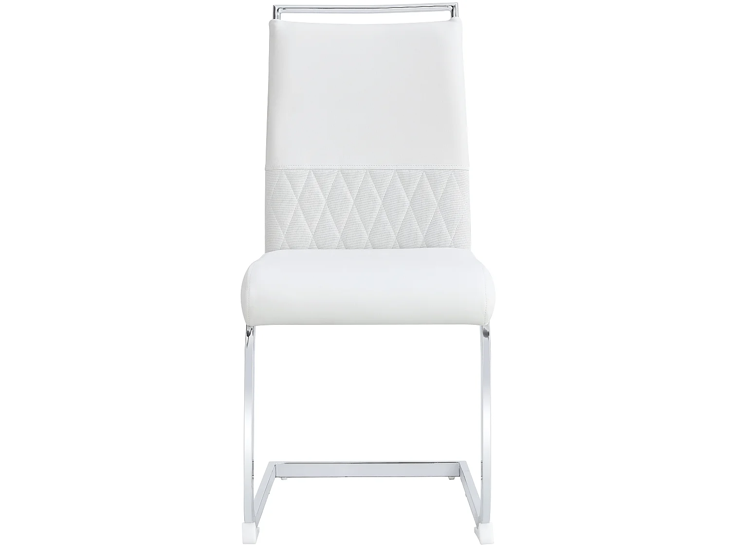 Moderne Esszimmerstühle im 6er-Set, Weiß