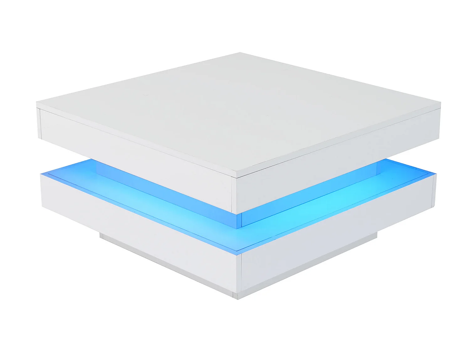 Tavolino in marmo strutturato e noce in colori contrastanti