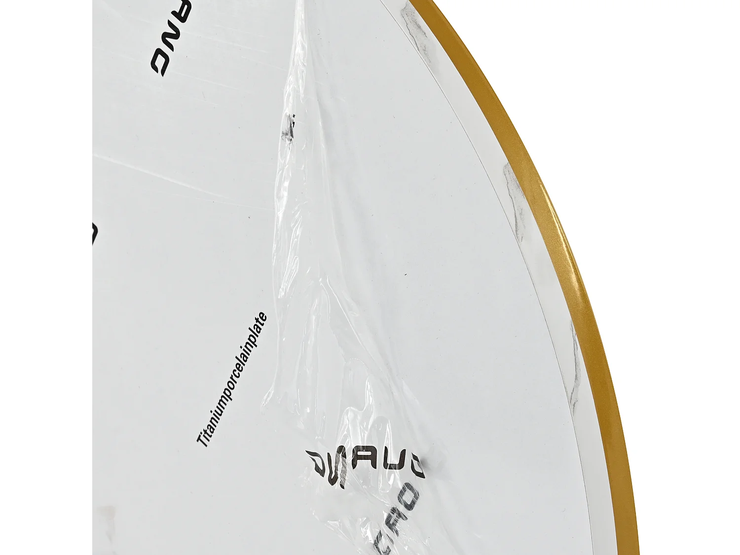 2 mesas de centro redondas de metal con tapa de mármol blanco y dorado