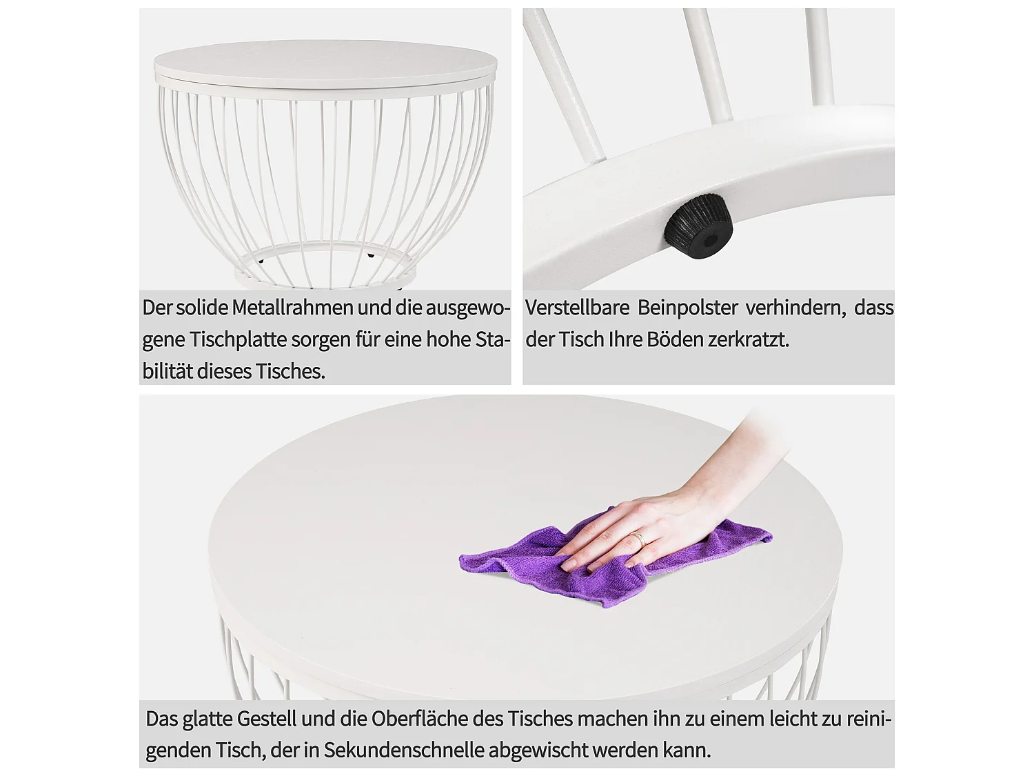 Ensemble élégant de 2 tables basses en design nid d'oiseau, en mdf et imitation bois