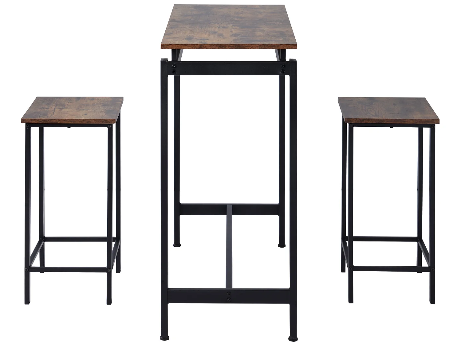 Bartisch und Stühle aus Eisenholz für Küche und Restaurant