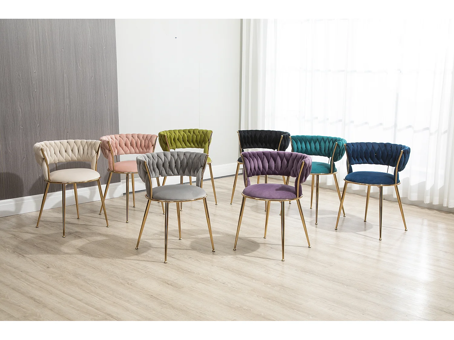 Ensemble de 2 chaises de salle à manger confortables