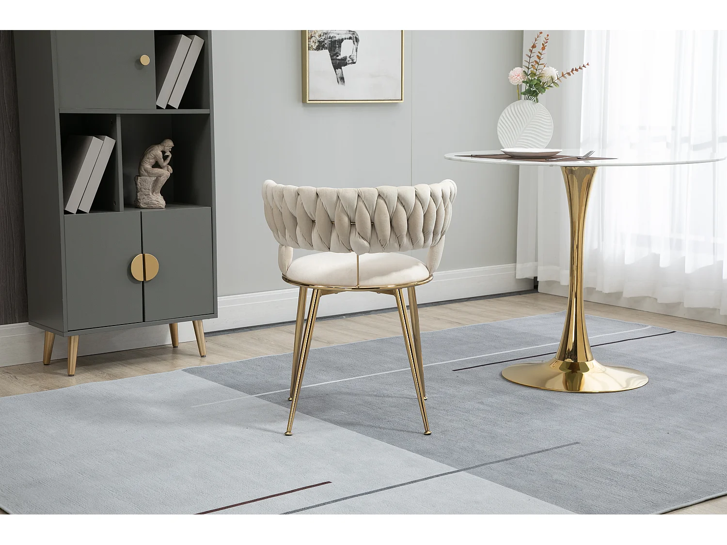 Ensemble de 2 chaises de salle à manger confortables