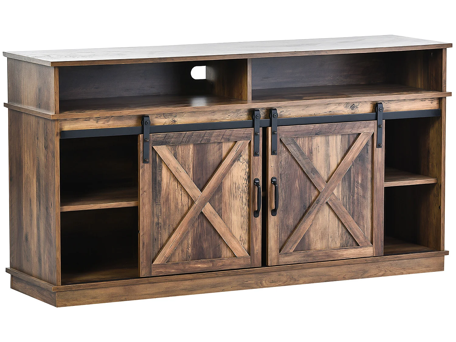 TV-meubel met klassieke schuifdeuren, planken 148 * 40 * 78 cm