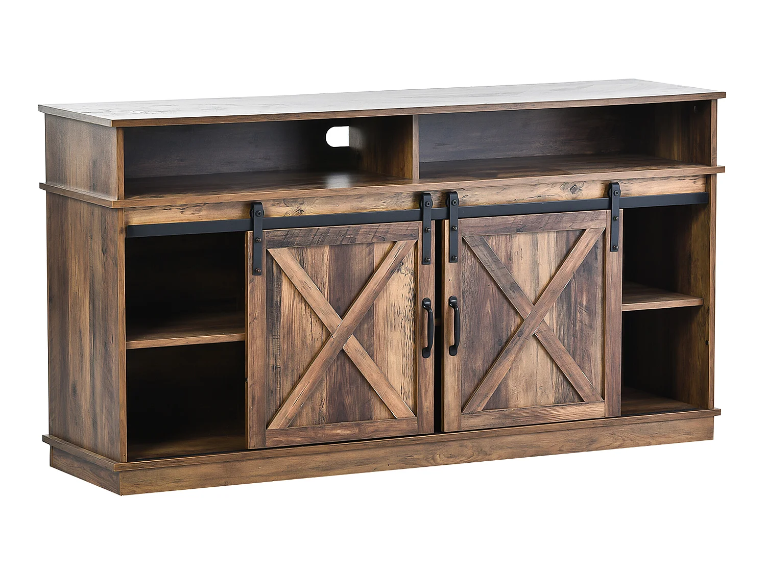 TV-meubel met klassieke schuifdeuren, planken 148 * 40 * 78 cm