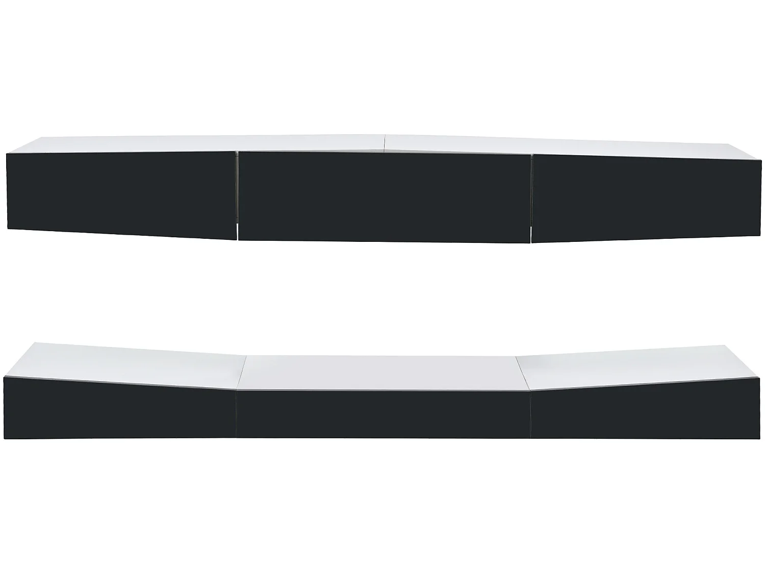 Hangend tv-meubel met LED-verlichting