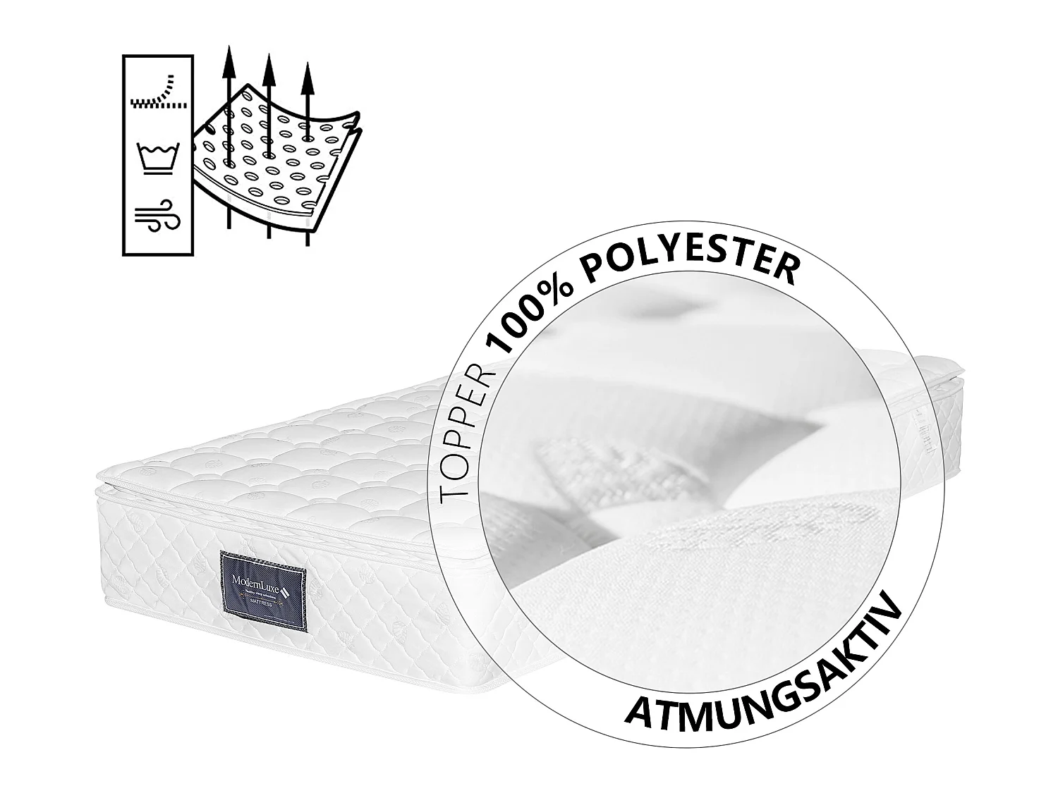 Bed met opbergruimte en usb type c lade, 90x200