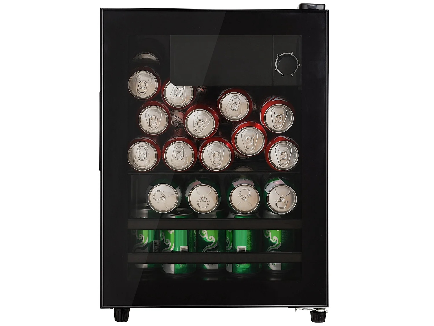 55-l-Kompaktkühlschrank mit 3-l-Gefrierfach und 52-l-Kühlschrank