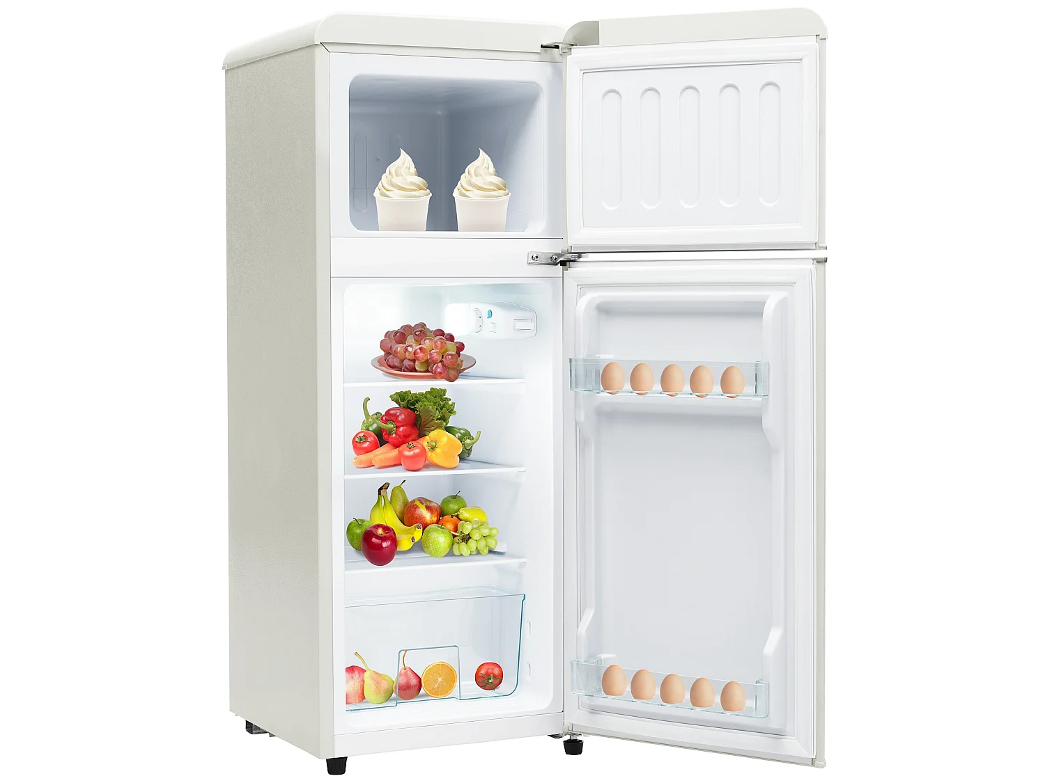 Frigorifero retrò con congelatore