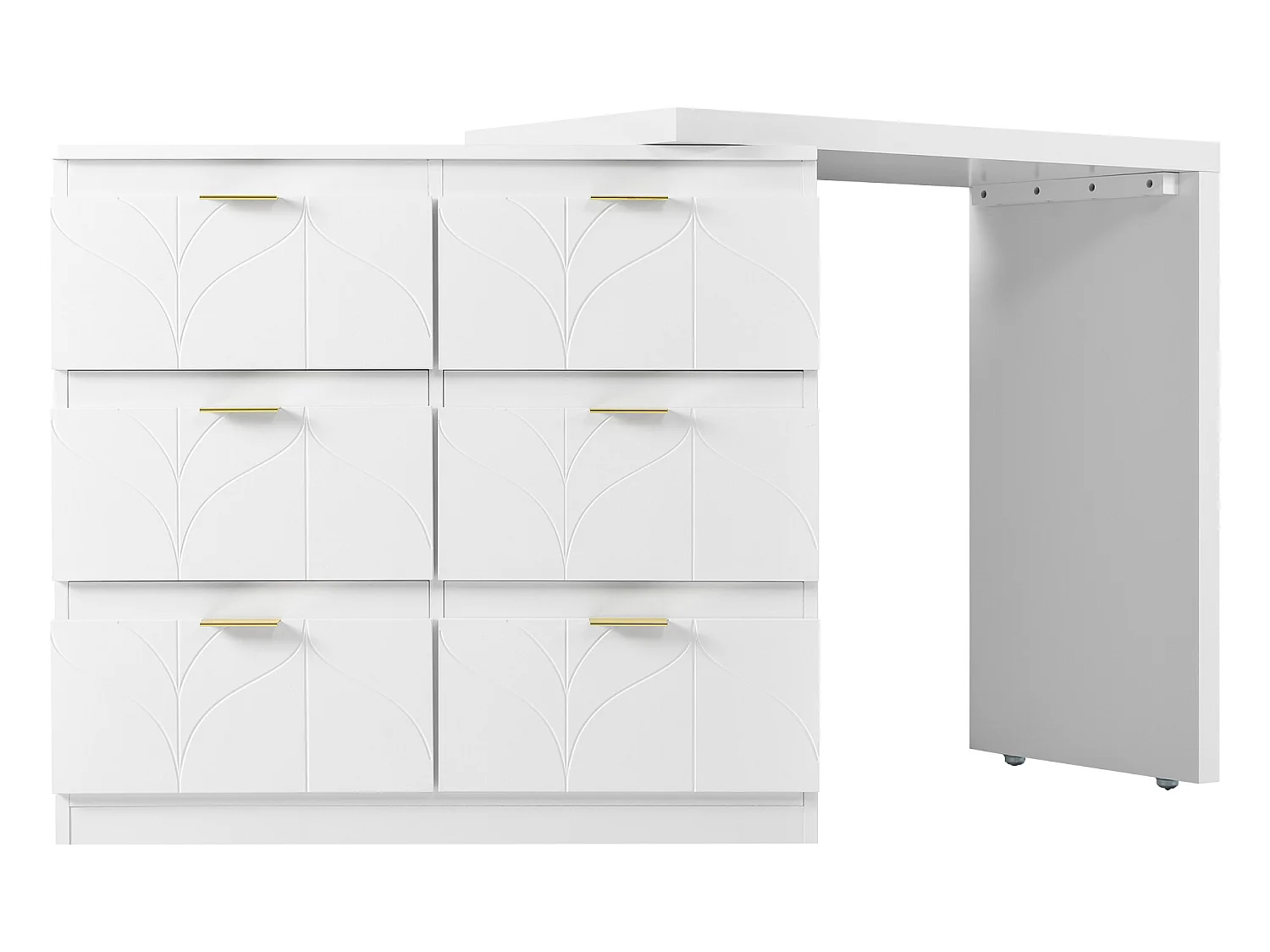 Dressoir met bijzettafel