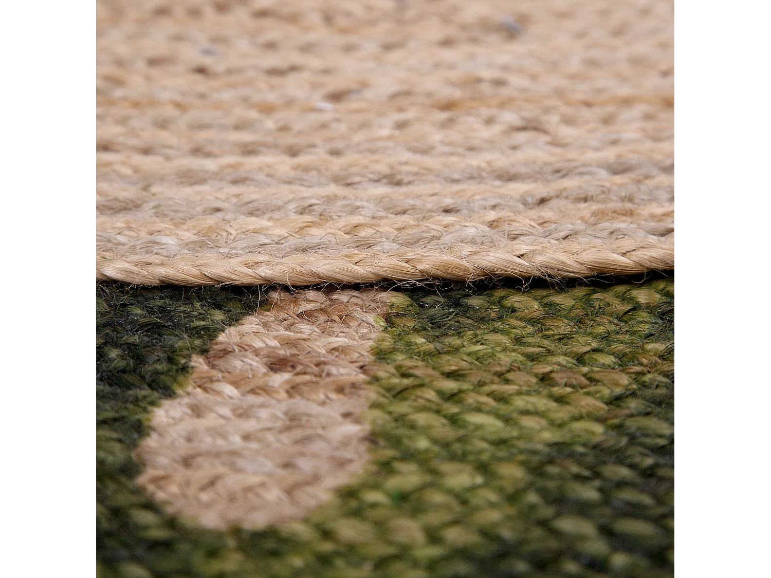 Vloerkleed INCIK ø 140 cm Jute Beige