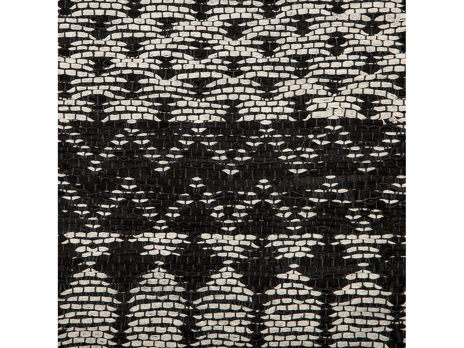 Vloerkleed SOKUN 80 x 150 cm Leer Zwart