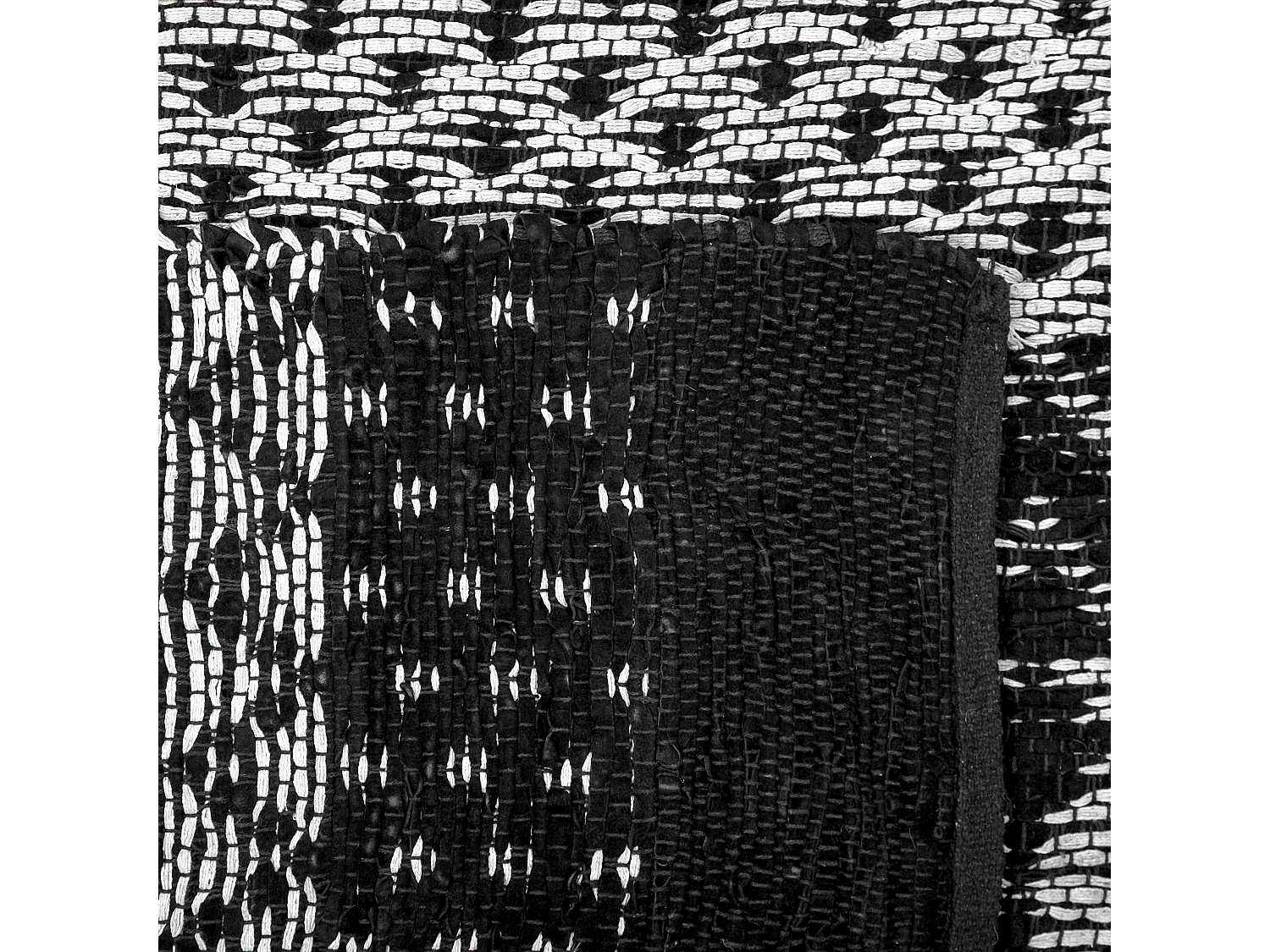 Tapete SOKUN 80 x 150 cm Pele Preto