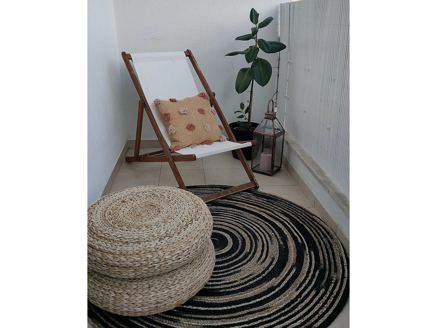 Tapis ARTORA ø 140 cm Jute Beige