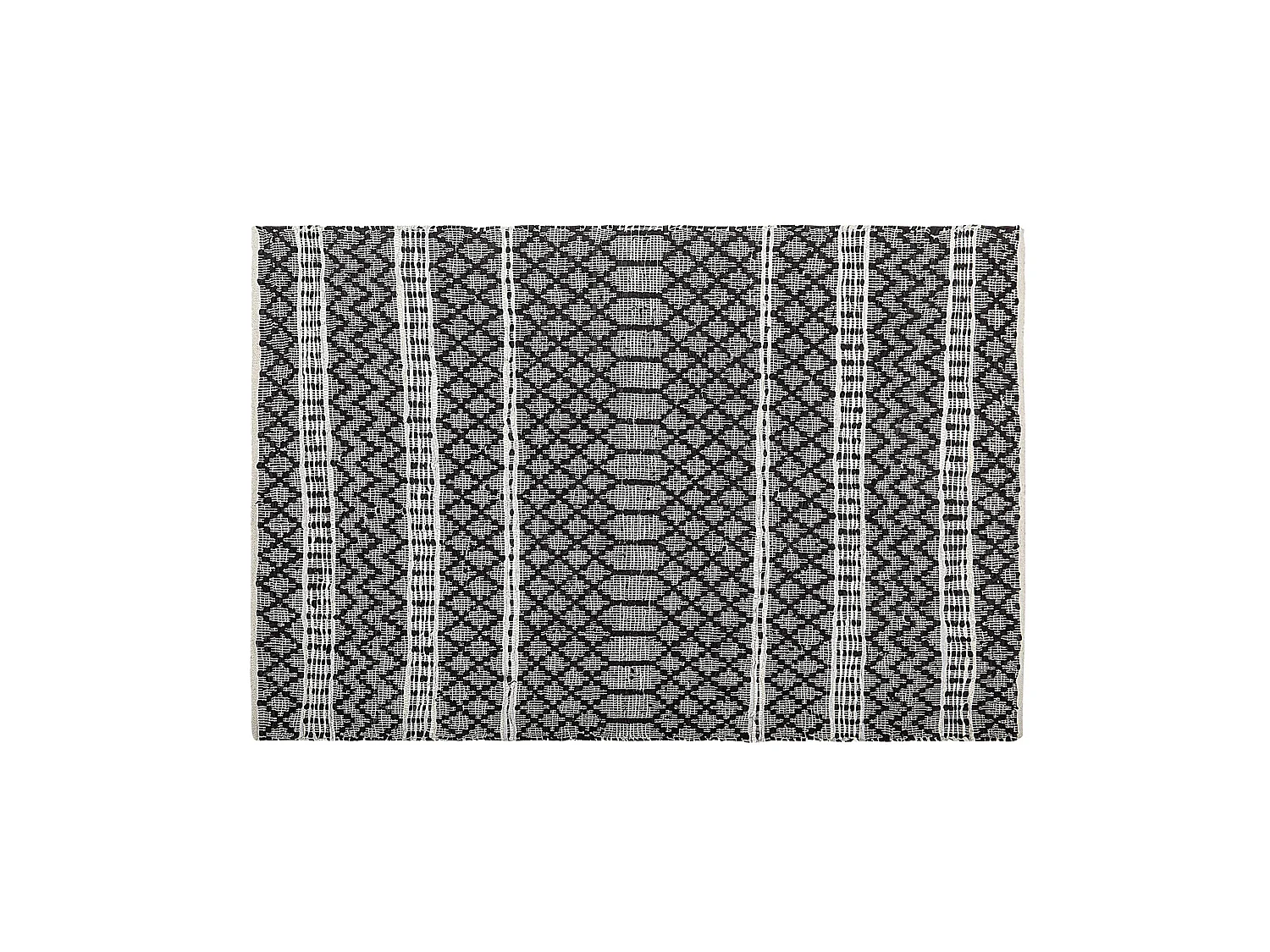 Tapete FEHIMLI 140 x 200 cm Pele Preto