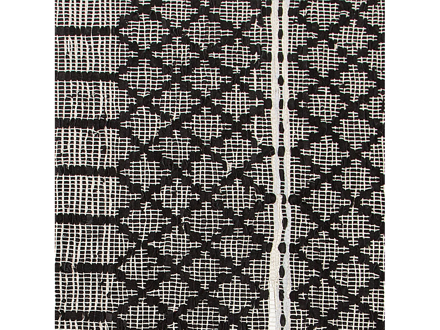 Tapete FEHIMLI 140 x 200 cm Pele Preto