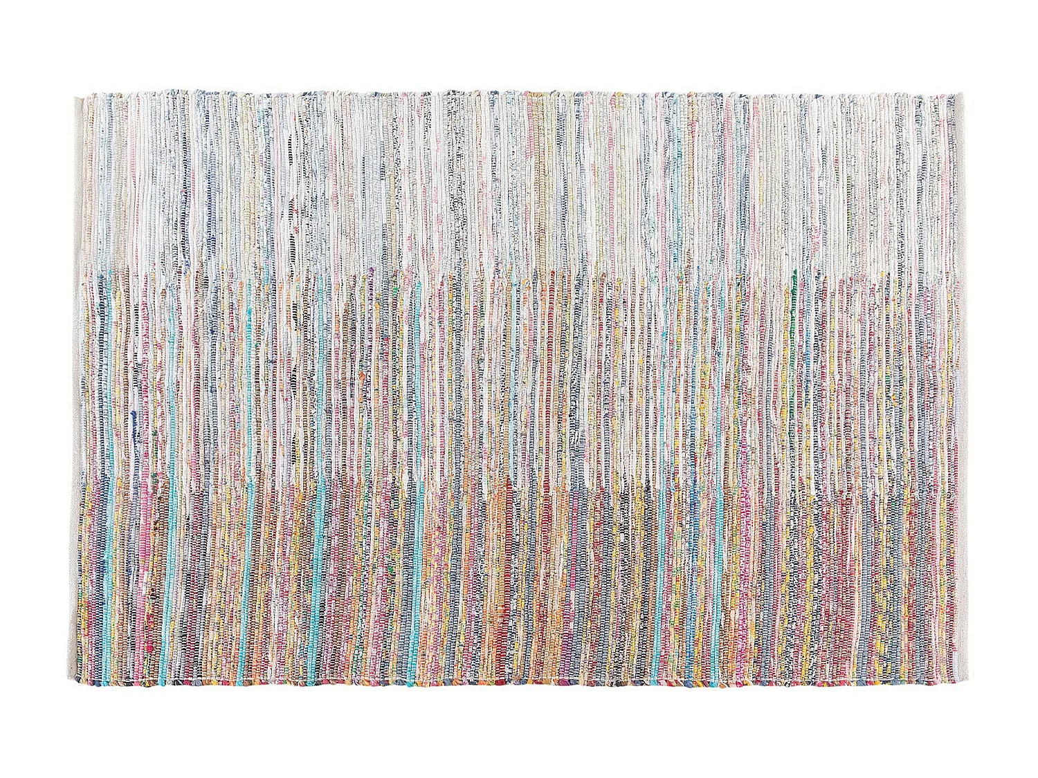 Vloerkleed katoen multicolor 140 x 200 cm MERSIN