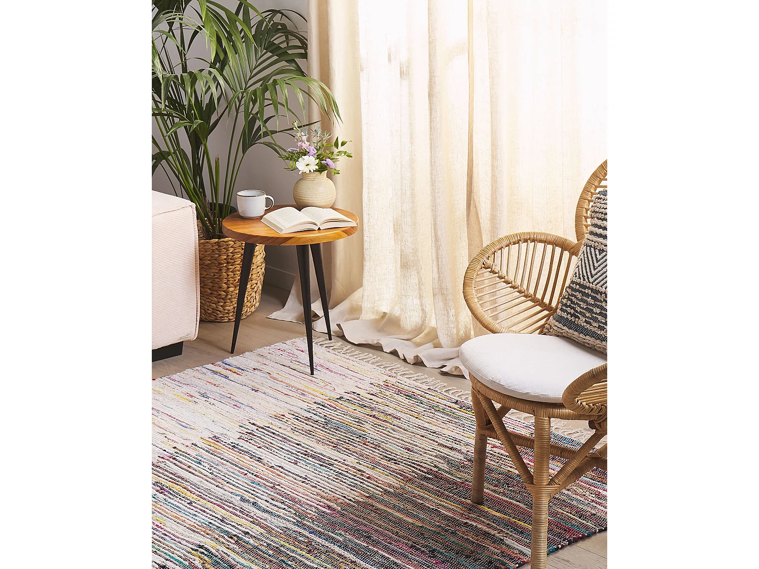 Tapis MERSIN Multicolore 140 x 200 cm Coton