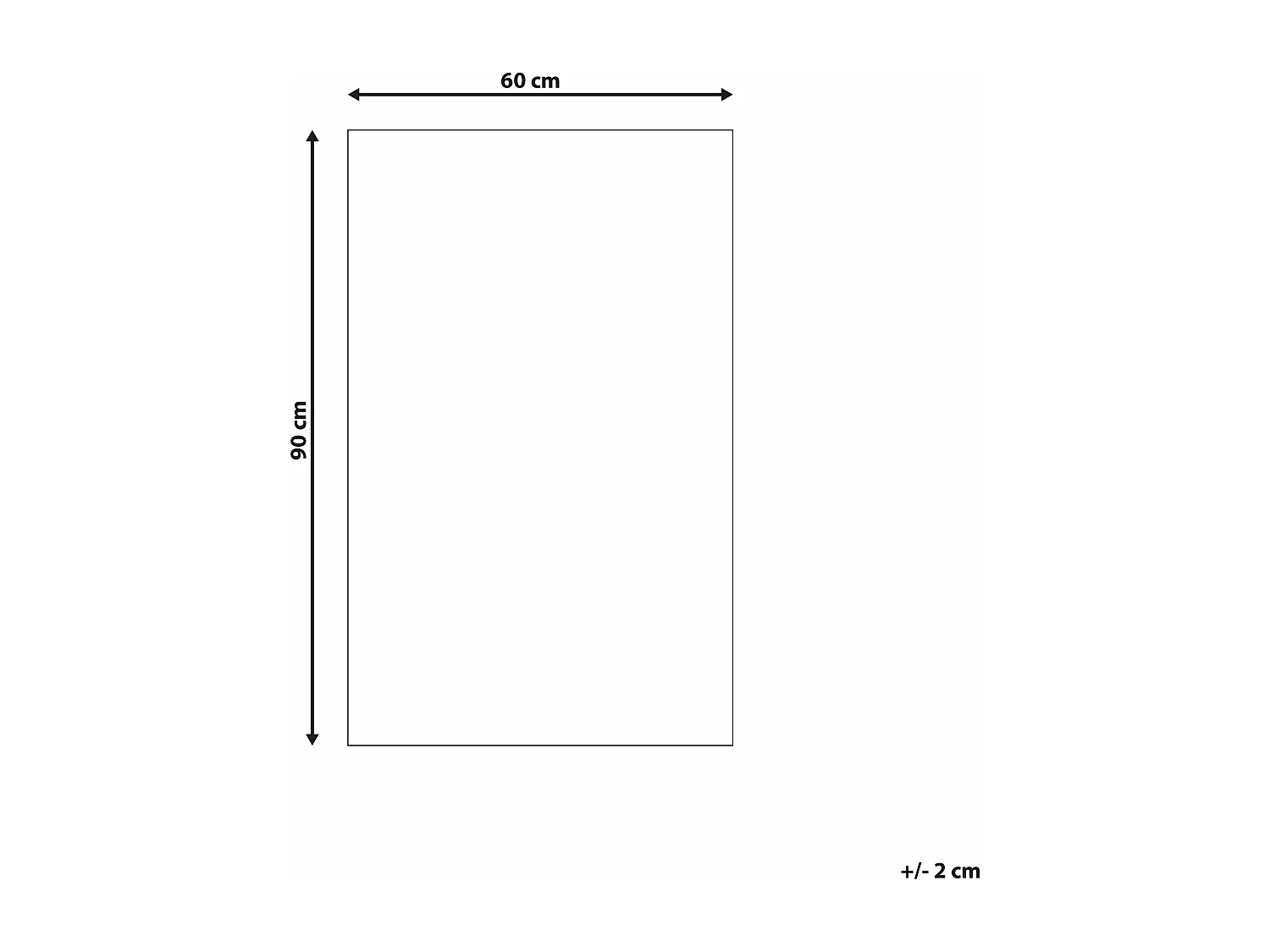 Tapis enfant HAJDARABAD Blanc 60 x 90 cm Coton