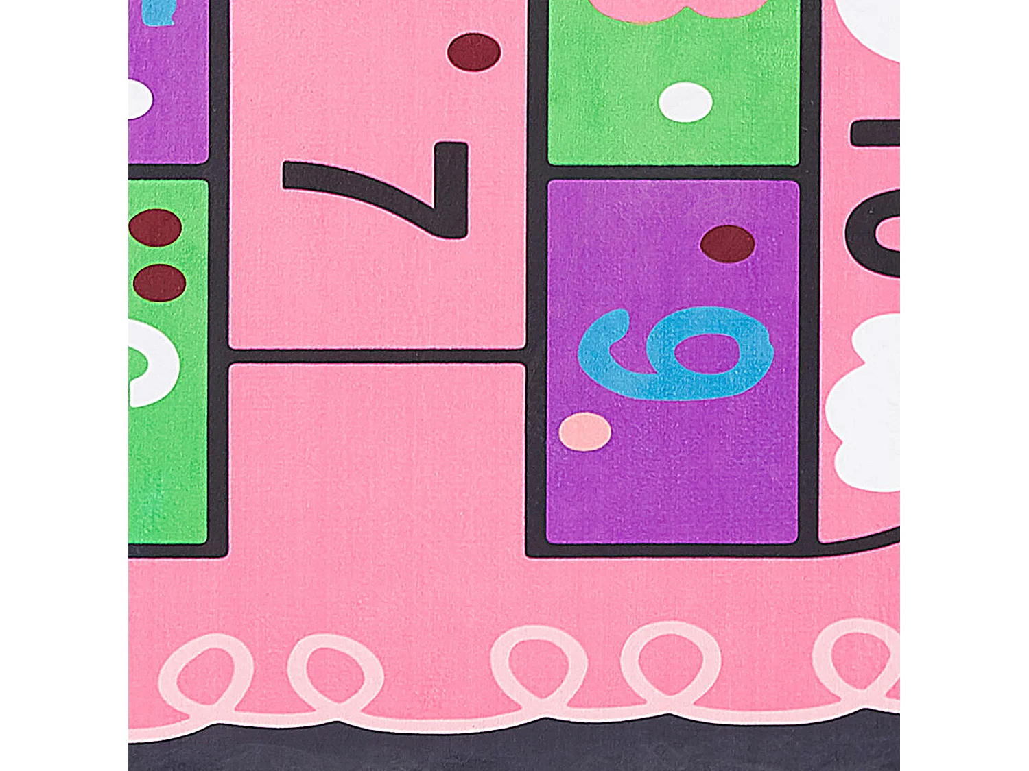 Vloerkleed polyester roze 80 x 150 cm HONAZ