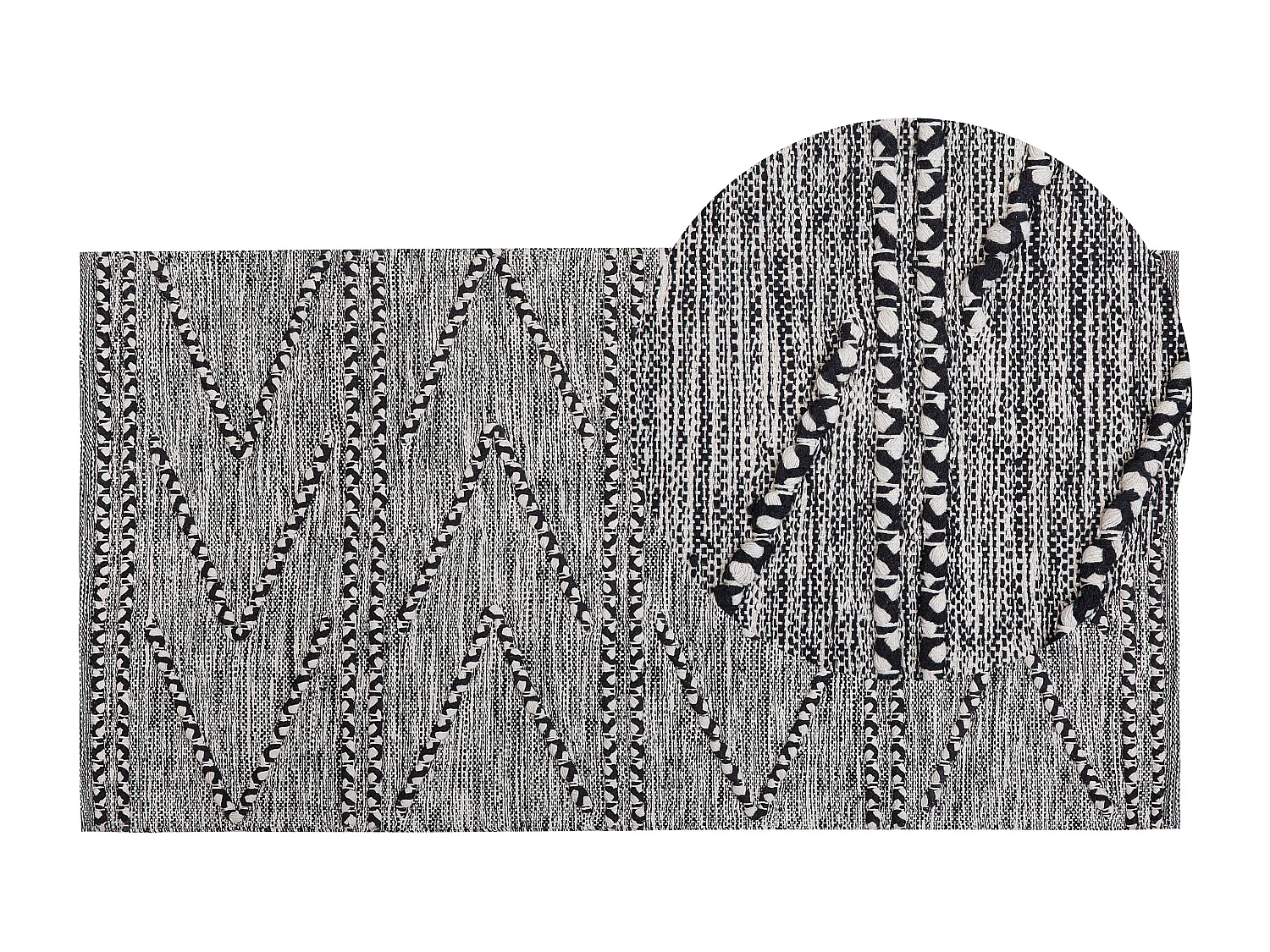 Tapis TERMAL Noir 80 x 150 cm Coton