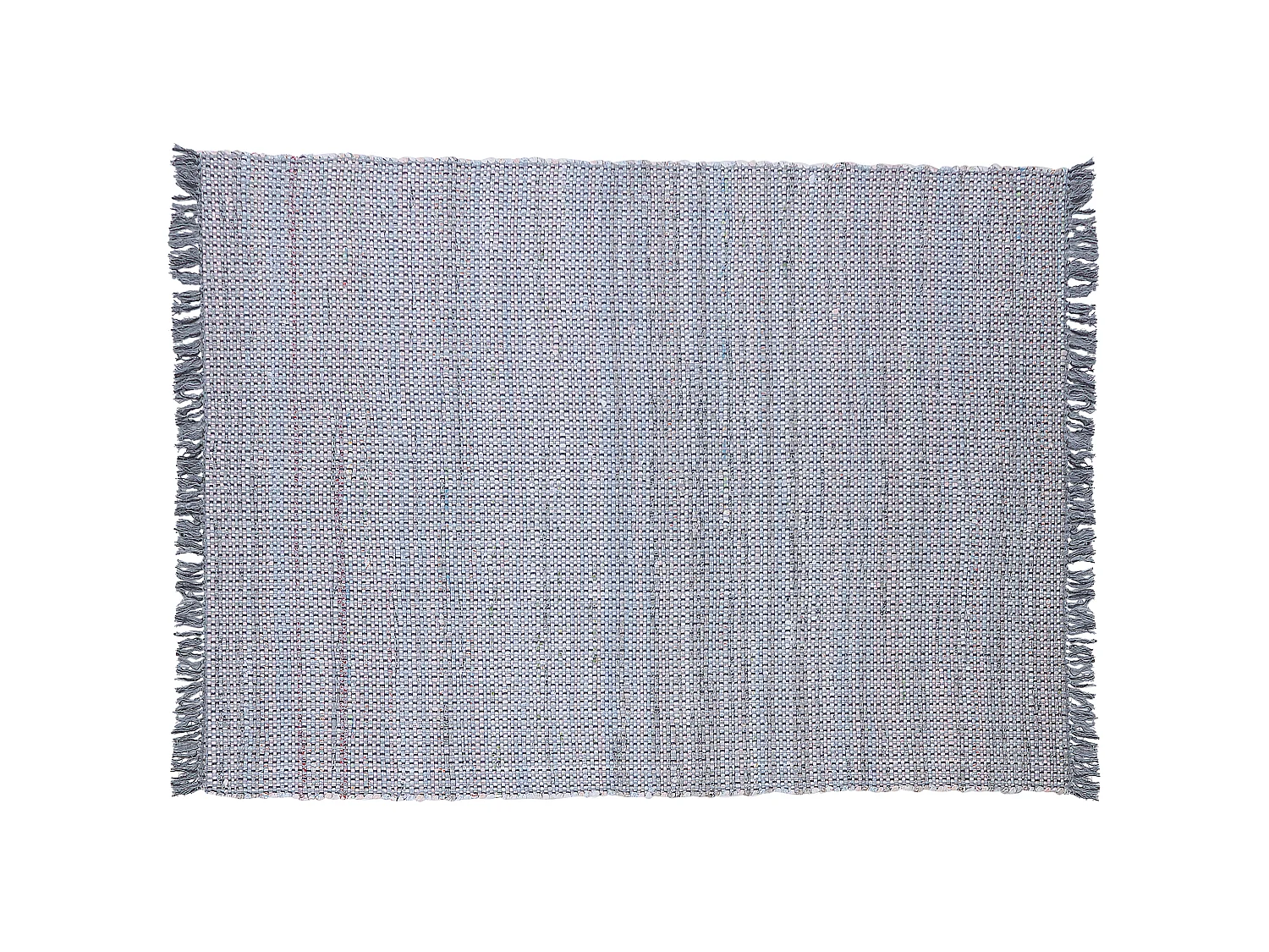 Tapis en coton gris 160 x 230 cm BESNI
