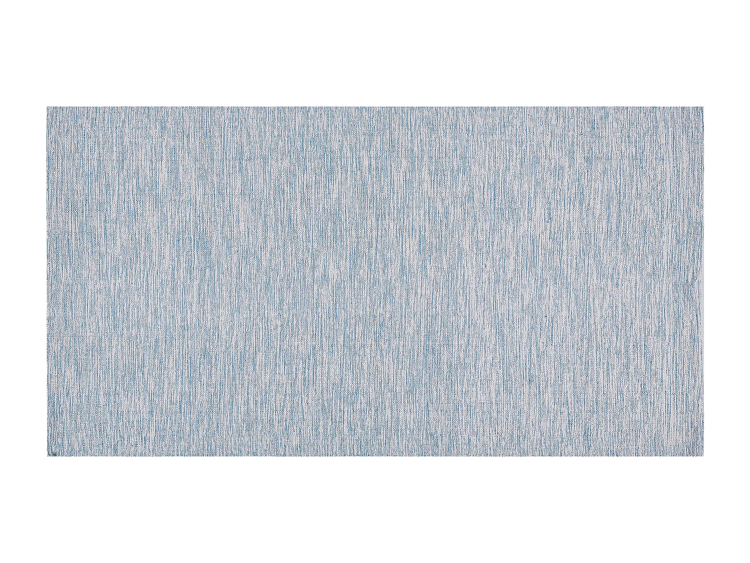 Teppich Baumwolle blau rechteckig 80x150 cm handgewebt Kurzhaar Skandi Derince