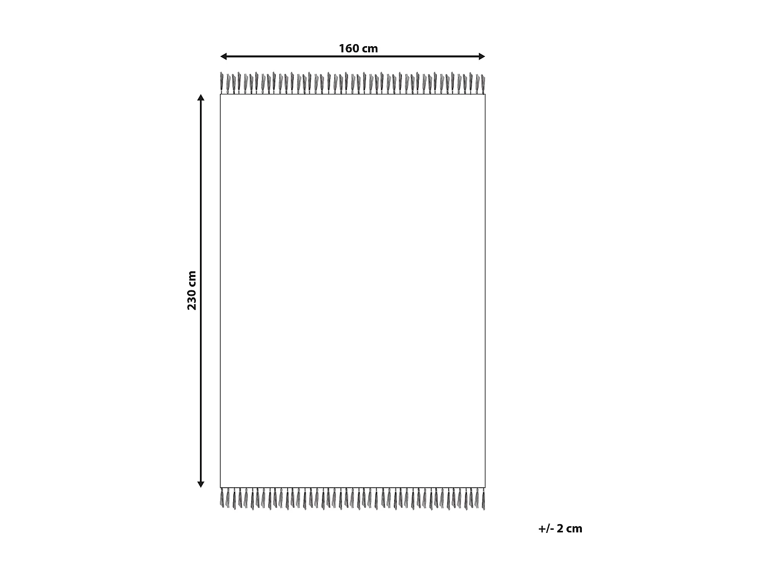 Tapis DANCA Noir 160 x 230 cm