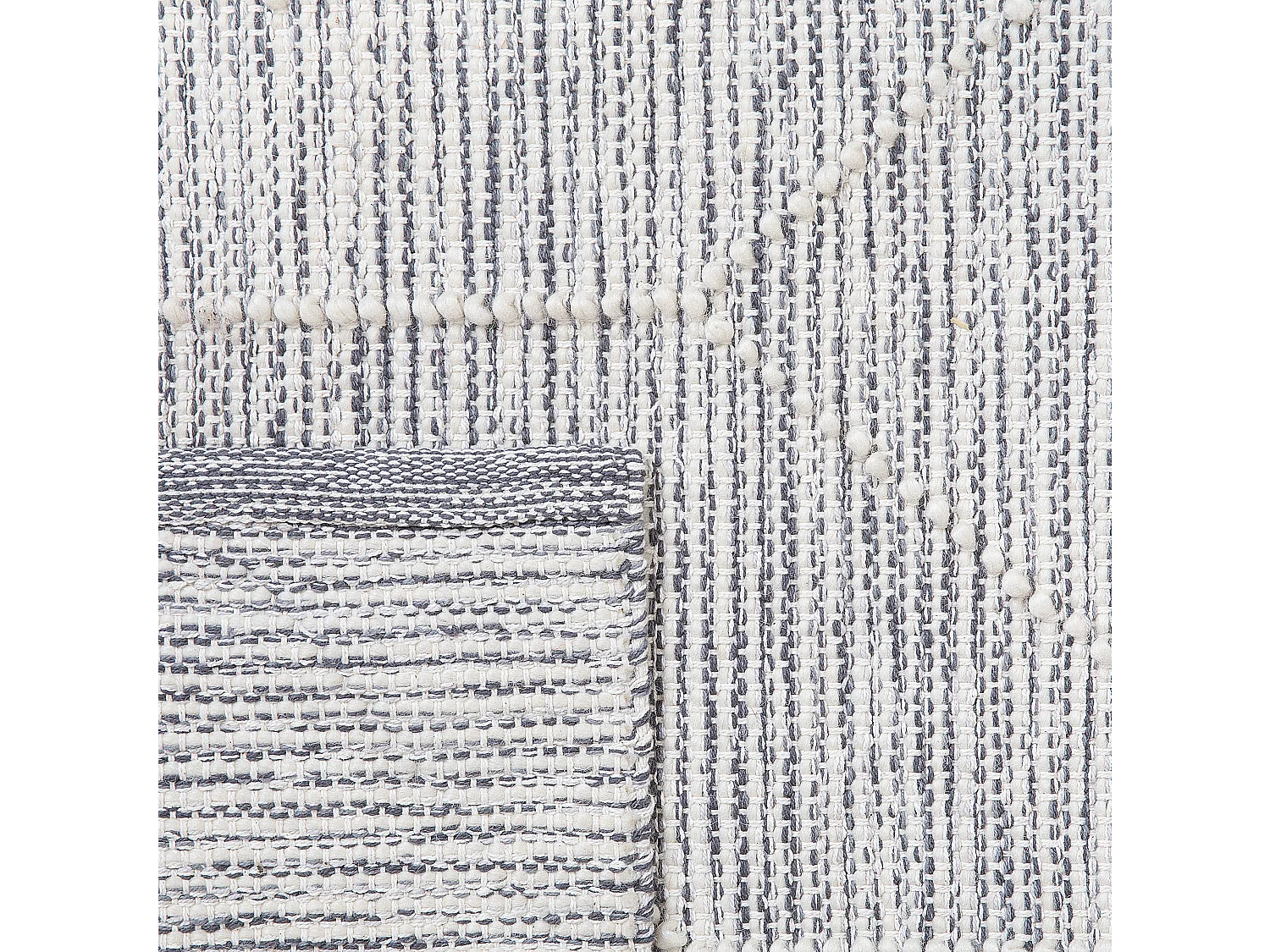 Tapete cinzento e creme 80 x 150 cm EDREMIT