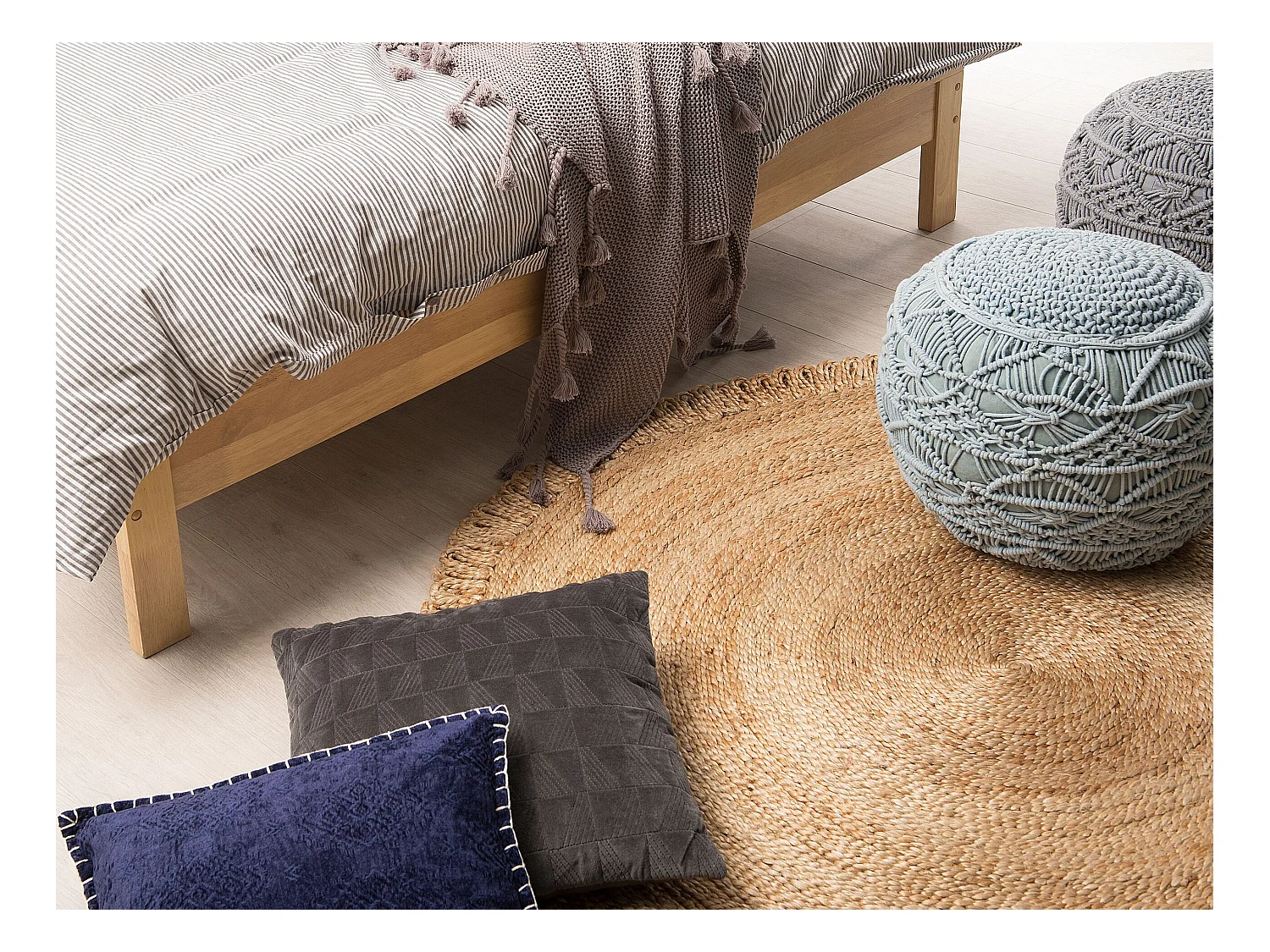 Tapis ERENCE Beige ø 140 cm