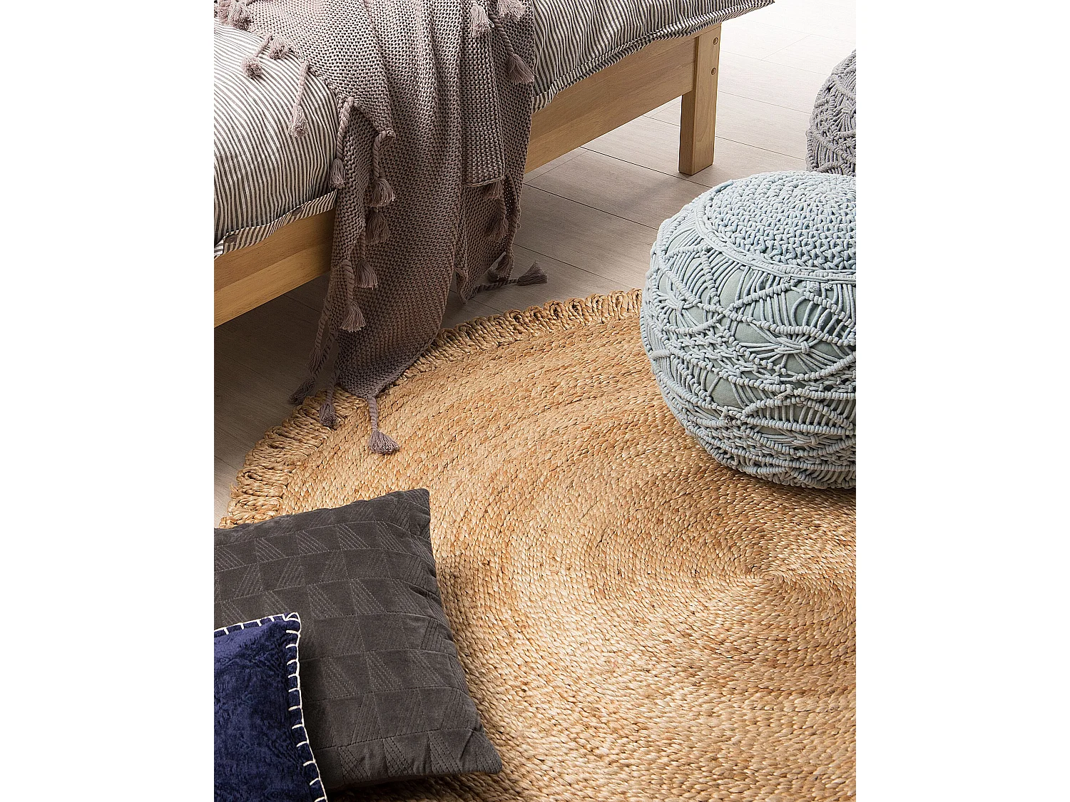 Tapis ERENCE Beige ø 140 cm