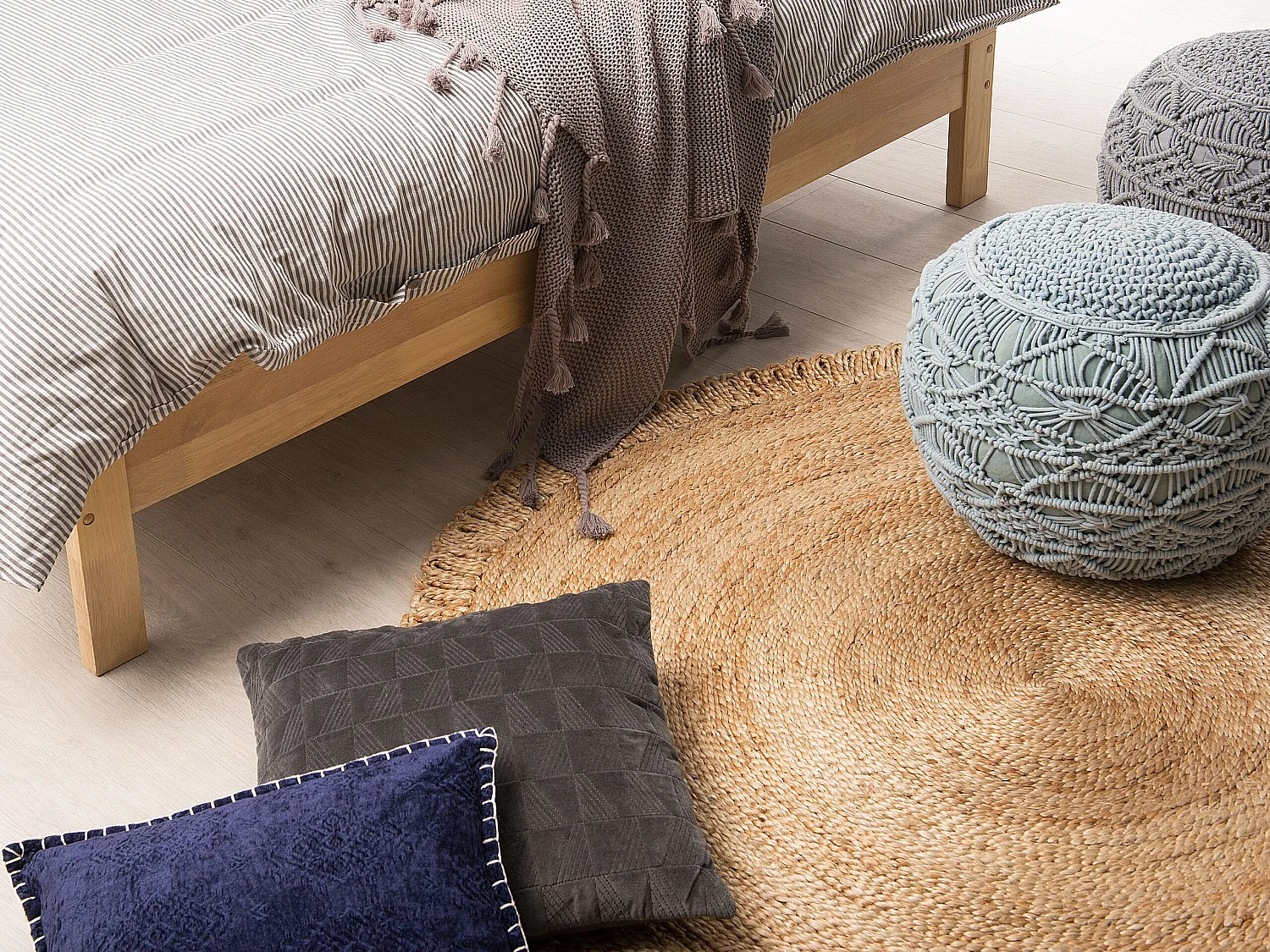 Tapis ERENCE ø 140 cm Beige