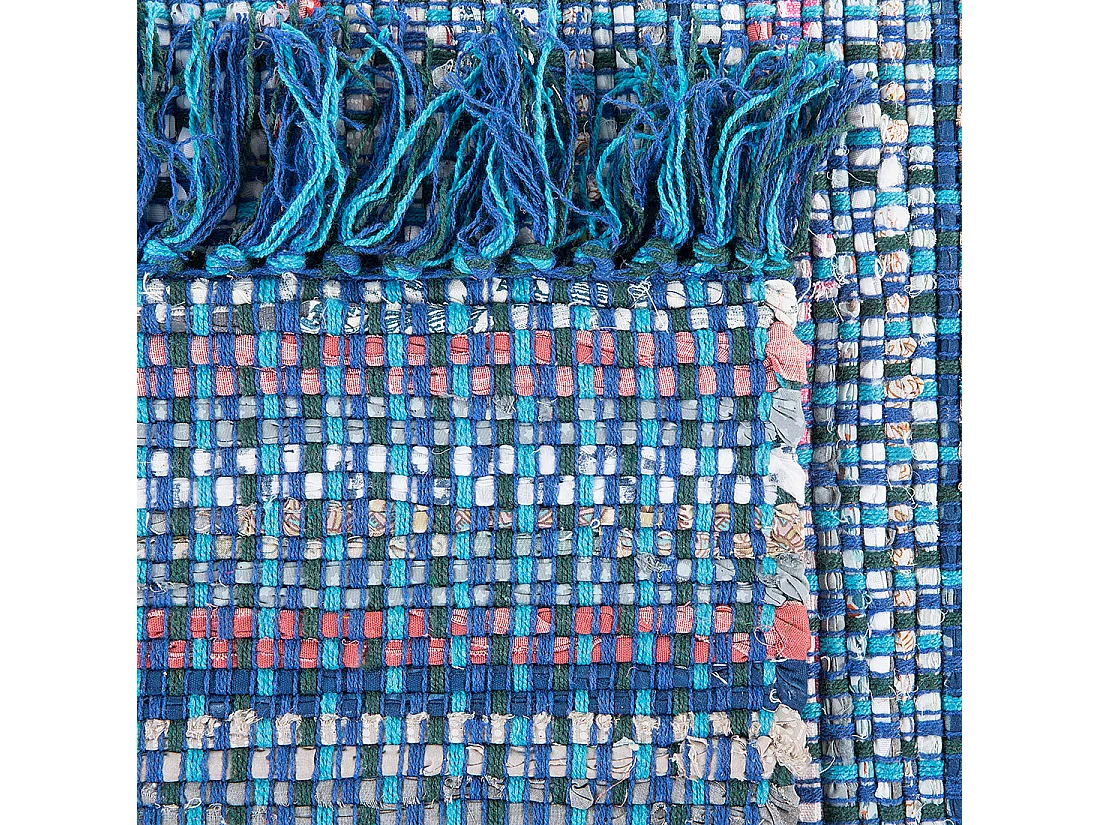 Tapis BESNI Bleu 140 x 200 cm Coton