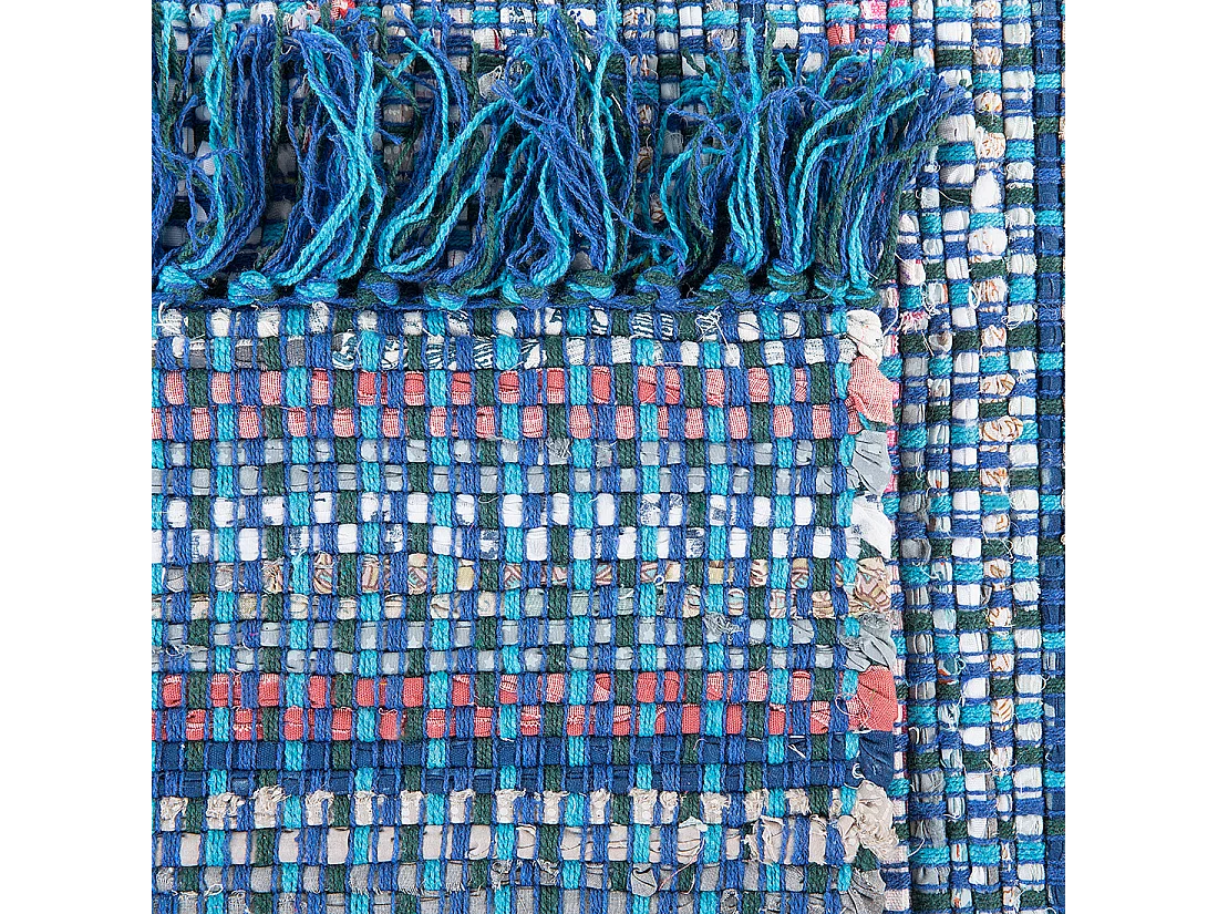 Tapis BESNI Bleu 140 x 200 cm Coton