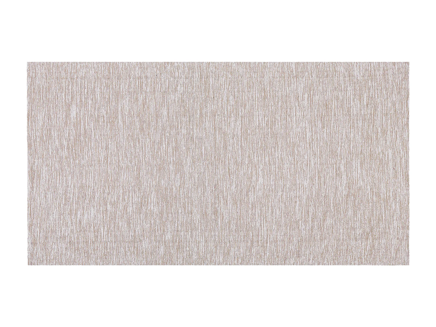 Tappeto cotone beige 80 x 150 cm DERINCE